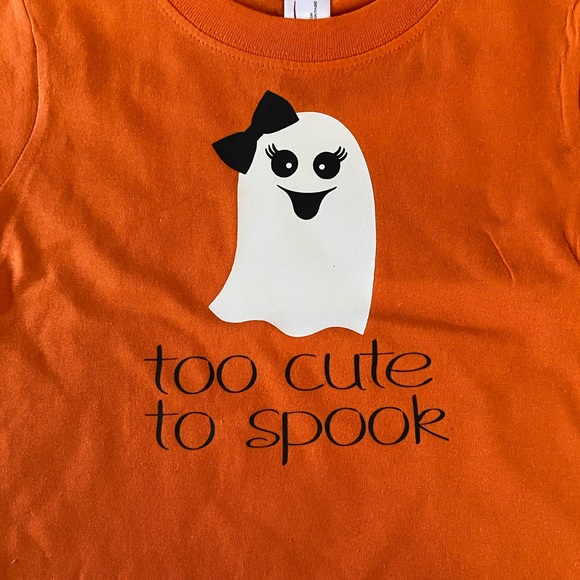 🧡👻 Toddler Baby Girl Halloween Shirt 18m NEW - Picture 2 of 3